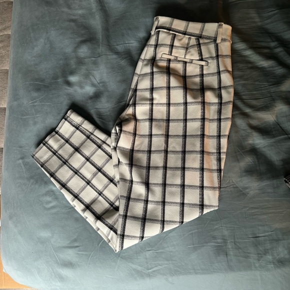 Express Pants - Express columnist ankle stretch mid rise trousers